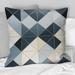 Designart "Neutral Grey Tiles Mosaic" Geometric Printed Throw Pillow