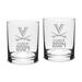 Virginia Cavaliers Class of 2024 14oz. Two-Piece Classic Double Old Fashioned Glass Set