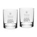 William & Mary Tribe Class of 2024 14oz. Two-Piece Classic Double Old Fashioned Glass Set