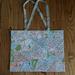 Anthropologie Bags | Anthropologie Paris Map And Flowers Shopping Bag | Color: Blue/Green | Size: Os