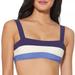 Jessica Simpson Swim | Jessica Simpson Colorblocked Bikini Top, Choose Sz/Color | Color: Purple/White | Size: Various