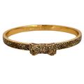 Kate Spade Jewelry | Kate Spade Moon River Gold Glitter Bangle Bracelet | Color: Gold | Size: Os