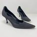 Gucci Shoes | Gucci Decollete Tessuto Stiletto Heel D'orsay Pumps Pointed Toe Whimsigoth | Color: Black/Blue | Size: 6