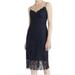 J. Crew Dresses | J. Crew Navy Guipure Lace Adjustable Spaghetti Straps Dress Nwt Size 4 | Color: Blue | Size: 4