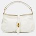 Burberry Bags | Burberry Off White Leather Creighton Hobo | Color: White | Size: Os