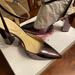 Jessica Simpson Shoes | Jessica Simpson Nazela Pewter Pump Size 8. Worn Once. 3” Heals | Color: Silver | Size: 8