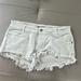 Brandy Melville Shorts | Brandy Melville Button Fly Denim Jean Shorts White Wash Nwt Size 26 | Color: White | Size: 27