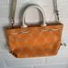Dooney & Bourke Bags | Dooney & Bourke Orange Fabric Canvas Hand Tote Vintage Crossbody | Color: Orange | Size: Os