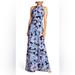 Lilly Pulitzer Dresses | Lilly Pulitzer Martina Maxi Dress In High Tide Navy Holy Flockamolie | Color: Blue | Size: S