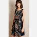 Anthropologie Dresses | Anthropologie Moulinette Soeurs Perennial Floral Embroidered Dress Black Size 6 | Color: Black/Pink | Size: 6