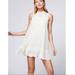Free People Dresses | Free People One Angel Lace Dress In Small Euc Boho Crochet High Neck Backless | Color: Cream/White | Size: S
