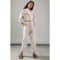 Anthropologie Pants & Jumpsuits | Anthropologie Sydney Embroidered Utility Jumpsuit | Color: Gray/Tan | Size: Mp