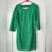 Lilly Pulitzer Dresses | Lilly Pulitzer Camellia Fern Green Bamboo Lace Dress, Euc, Size 6 | Color: Green | Size: 6