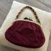 J. Crew Bags | J Crew Burgundy Velvet Handbag | Color: Purple | Size: Os