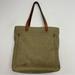 Madewell Bags | Madewell Canvas Tote Bag Shoulder Bag Green | Color: Green | Size: Os