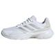 adidas Damen Courtjam Control 3 Tennisschuhe Sneaker, Cloud White/Silver Metallic/Grey One, 43 1/3 EU