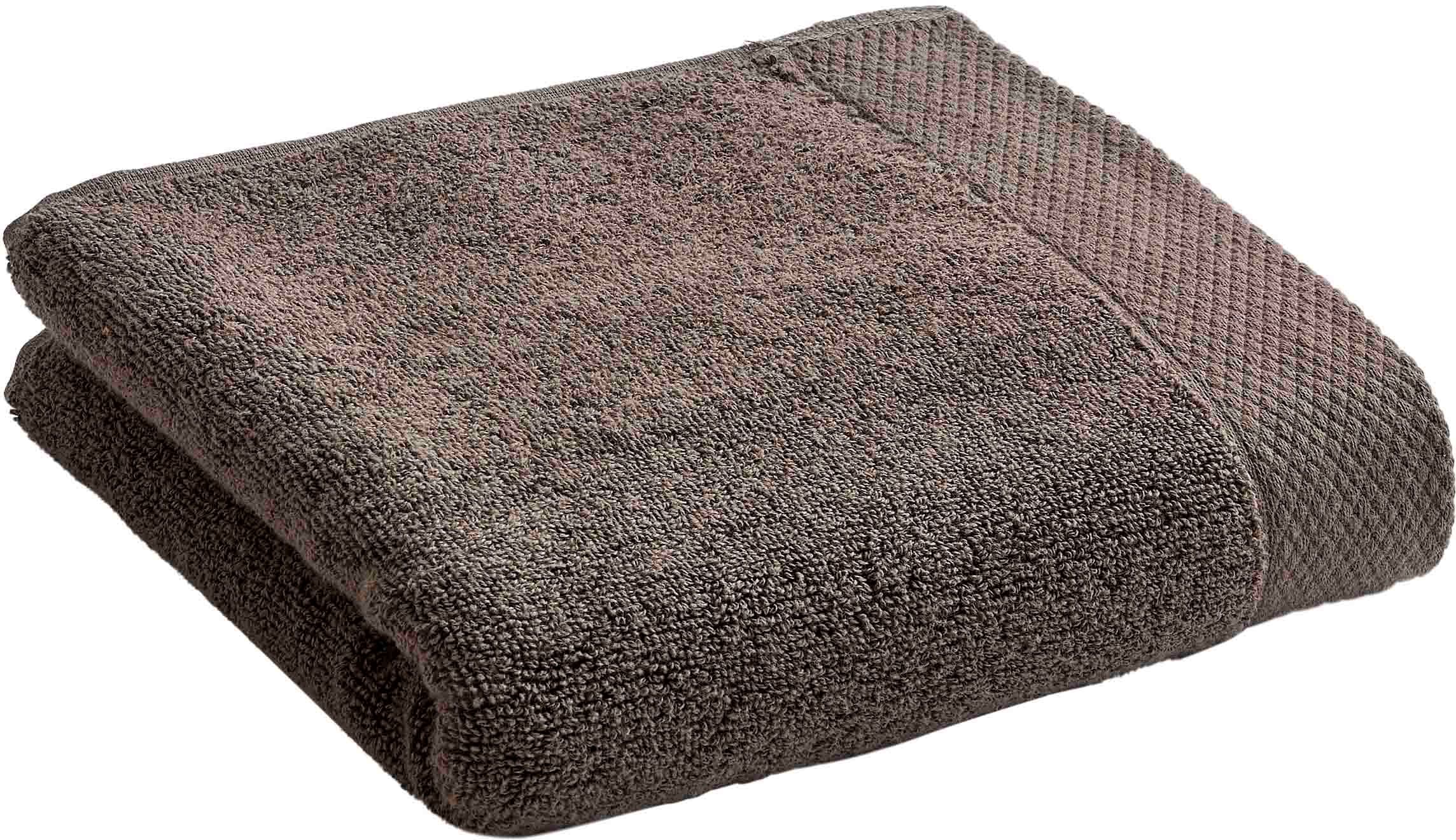 Gästehandtücher CHRISTY "LUXE", grau (soot), B:40cm L:76cm, Walkfrottier, Obermaterial: 100% Baumwolle, Handtücher, Luxus Gästetücher in Premium Qualität mit 730g/m², 40x76cm, 6er Set Image