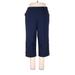 Alfred Dunner Casual Pants - Mid/Reg Rise: Blue Bottoms - Women's Size 16