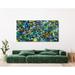 17 Stories Celebration II - Artist Enhanced Canvas Print Metal in Blue/Green | 41.5 H x 74 W x 3 D in | Wayfair D44870F01DDD4437912E8EC093ED36D0