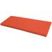 Latitude Run® 2" Indoor/Outdoor Patio Furniture/Window Seat Bench Cushion High-Resilience Foam Polyester in Orange | 2 H x 51 W x 31 D in | Wayfair