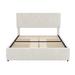 Latitude Run® Mient Upholstery Platform Storage Bed Upholstered/Velvet in Brown | 41 H x 57.7 W x 75.6 D in | Wayfair