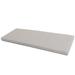 Ebern Designs 3" High-Resilience Foam Indoor/Outdoor Patio Furniture/Window Seat Bench Cushion Polyester in Gray | 3 H x 53 W x 17 D in | Wayfair