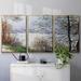 Red Barrel Studio® The Banks of the Seine, Ile de la Grande - 3 Piece Floater Frame Print on Canvas in White | 36 H x 75 W x 2 D in | Wayfair