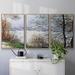 Red Barrel Studio® The Banks of the Seine, Ile de la Grande - 3 Piece Floater Frame Print on Canvas in Brown/Gray/White | Wayfair