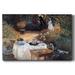 Red Barrel Studio® The Lunch #2 On Canvas by Claude Monet Print Canvas, Solid Wood in Green/Red/White | 8 H x 12 W x 1.5 D in | Wayfair