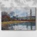 Red Barrel Studio® The Spring At Vetheuil, 1881 On Canvas Print Canvas, Solid Wood in Blue/Brown/Green | 8 H x 12 W x 1.5 D in | Wayfair