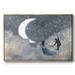 Wexford Home Celestial Love I Framed On Canvas Print Canvas, Solid Wood in Black/Gray/White | 27 H x 41 W x 2 D in | Wayfair CF11-2659386-FL301