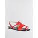 Women's Marlin Flat Sandal in Vermelho / 7 | BCBGMAXAZRIA