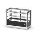 Vollrath HDCCB-48 48" Full Service Countertop Heated Display Case - (3) Shelves, 120v, Black