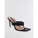 Women's Bella Braided Sandal Heel in Black / 9 | BCBGMAXAZRIA