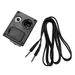 Acoustic Guitar EQ Equalizer Battery Box 4 Pin B-Type Output Jack Socket with Guitar Amp Cable Lead Cord For Acoustic Guitar Bass Ukulele Active Pickup Equalizer EQ