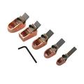 Carevas Violin Thumb Planers 5pcs Woodworking Plane Cutter Set Curved Sole Metal Brass Luthier Tool