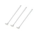 Hemoton 3pcs Pastry Long Bottle Scraper for Jam Sauce Ketchup Batter Spatula Cake Long Handle Model Baking Scraper Tool (White)