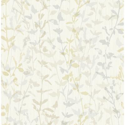 Scott Living Thea Light Grey Floral Trail Wallpaper