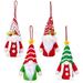 Gnome Christmas Decorations with LED Light Handmade Light Up Home Decor Lighted Gnomes Plush Xmas Gifts Scandinavian Santa Elf Table Ornaments