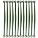 12pcs Tomato Cage Stake Arms Deformable Plant Supports Tomato Stakes Tomato Cage Trellis