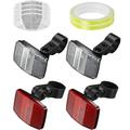 Bicycle Reflector Bike Light Bike Reflectors Rear Bicycle Lights Front and Rear Bike Wheel Lights White Bike Reflectors