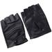 1 Pair Workout Gloves Anti-skid Exercise Gloves Cycling Half Finger Gloves Leather Fingerless Glove