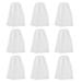 NUOLUX 10pcs Multi-purpose Disposable Bath Skirts Non-woven One-time Shower Skirts