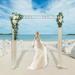 Wedding Backdrop Stand Square Arch Background Stand 9.84*9.84ft Silver Arch Rack for Ceremony