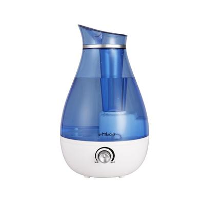 0.66 Gallon Blue Silent Ultrasonic Cool Mist Humidifier with Auto Shut-Off, Night Light and Adjustable Mist Output