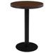 vidaXL Bistro Table Light Brown/Dark Brown MDF