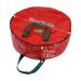 Christmas Wreath Storage Container -Wreath Bag For Artificial Wreaths - Dual Zippered Wreath Storage W/Strong Durable Handles