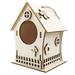 Spring Savings Clearance Items Home Deals! Zeceouar Clearance Items for Home Wooden Bird House Children s DIY Bird House Wooden Bird Hanger Outdoor Rope Bird Cage