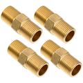 4 PCS Wire Connector Hose Connector Flare Thread Connector Water Hose Adapter Water Pipe Adapter Niple 1/2 Gas Adapter