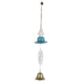 Car Decorations Caps Resin Wind Chime Room Bell Pendant Terrace Bedroom Living Reminder (blue Cabin) Home